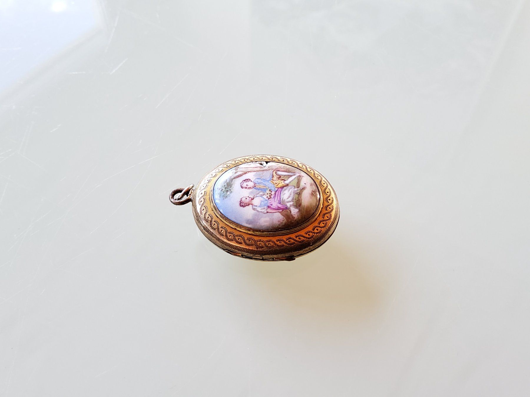 Ciondoli: Joli médaillon portrait pendentif  – Usato da Malleray venduto da Broc-Mo 6