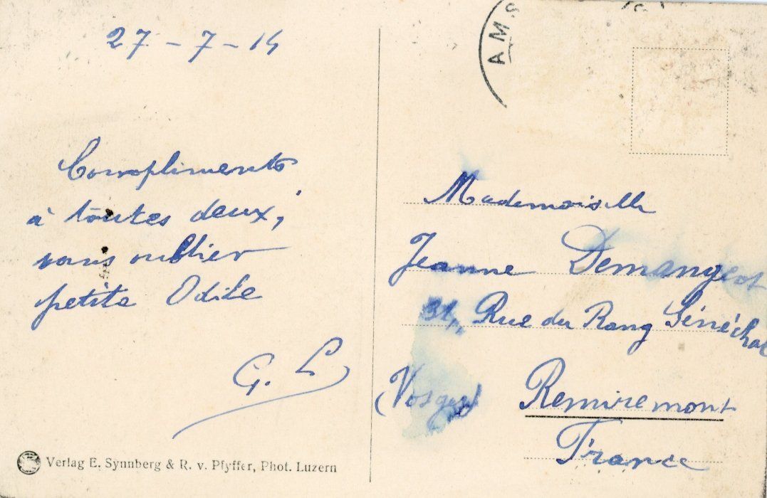 Cartes postales: Amsteg  UR        um  1 9 1 4 – D'occasion à Brig par Valcards54 1