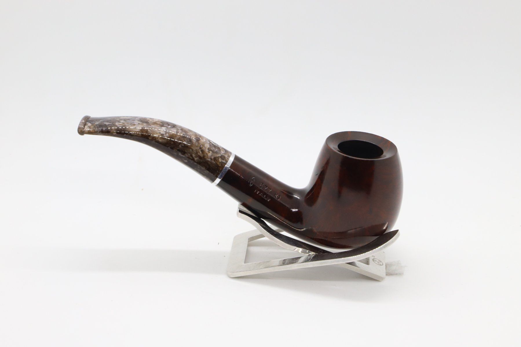 Tabakpfeifen & Zubehör: Savinelli Marron Glace 677KS 9mm Pfeife – Gebraucht aus Blumenstein von Hennig-Estate-Pipes 2