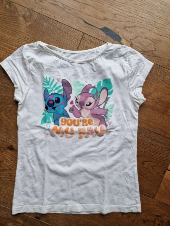T-Shirt Stitch und Angel von Disney