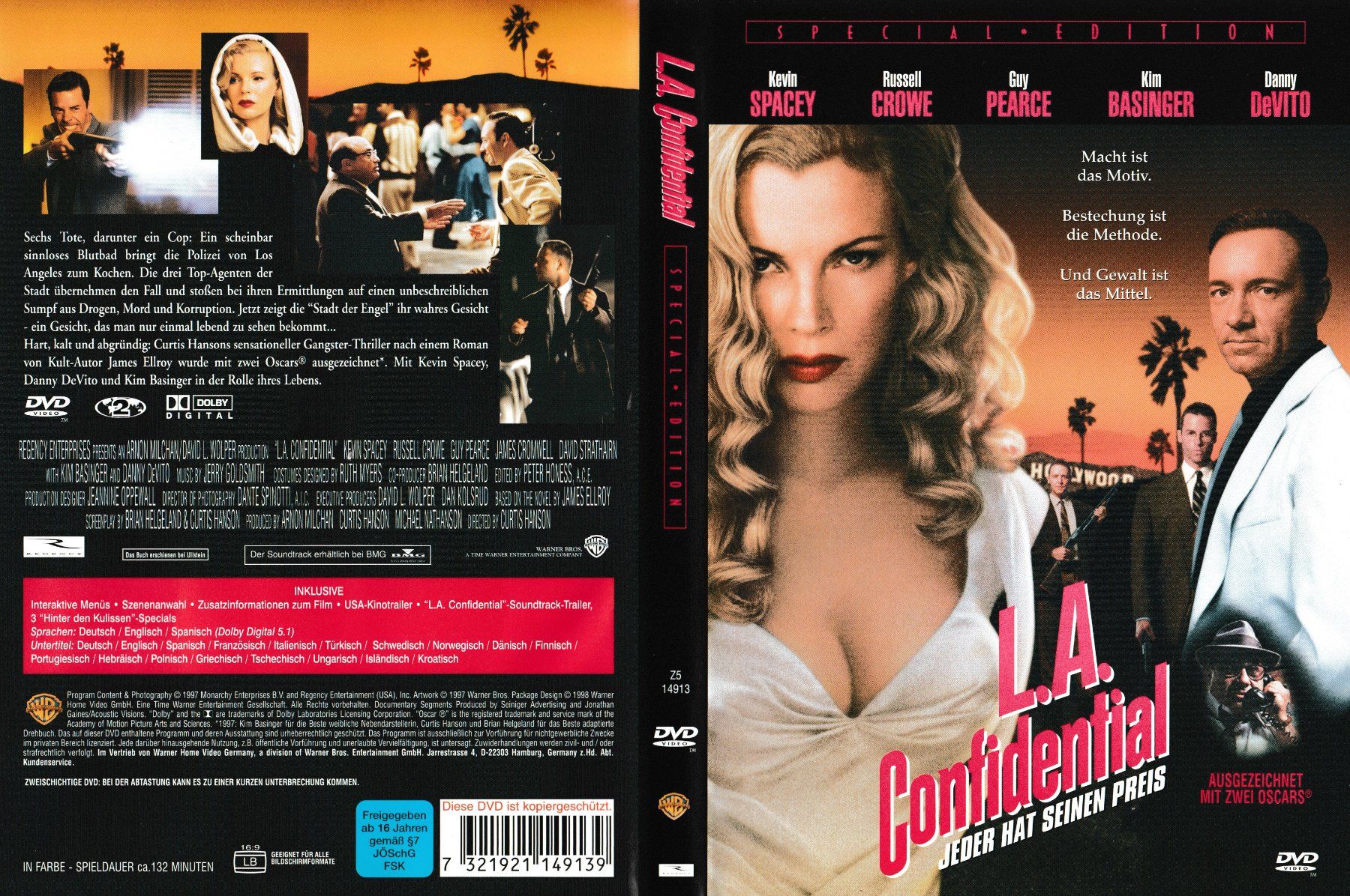 Alle DVDs: DVD - L.A. Confidential – Gebraucht aus Langnau am Albis von MediaRescuerKeLoX