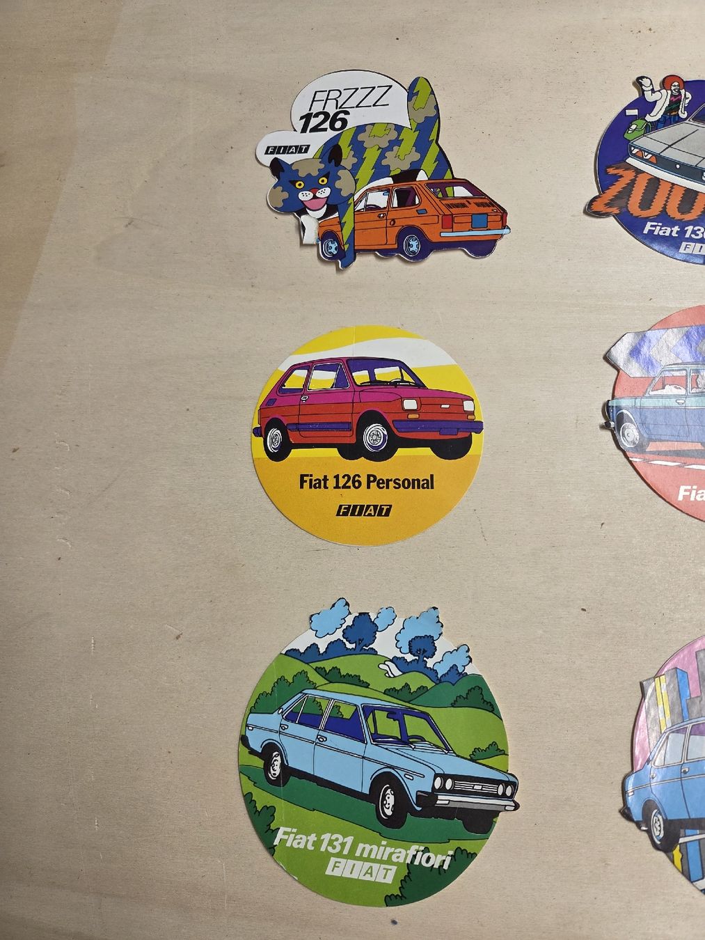 Sticker: Fiat aufkleber Sammlung  – Usato da Wetzikon ZH venduto da AmacherM 2