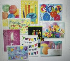 20 Colorful Birthday Cards Assortment,& envelopes