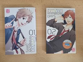 Manga Rainbow Days 01 + 02 Minami Mizuno bon état
