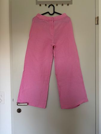 H&M Wide-Leg-Hose Pink – Grösse 36
