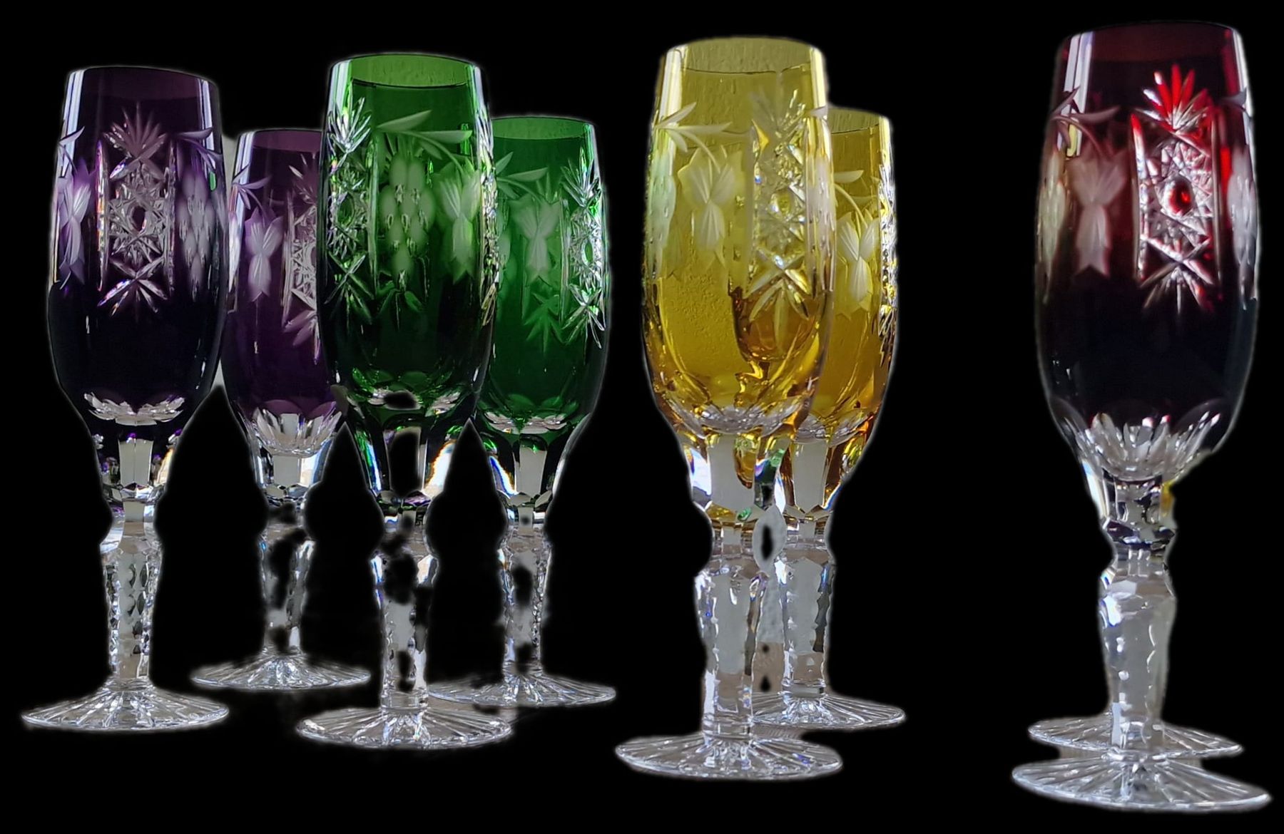 Bicchieri: 8 Ajka Bleikristall Champagnergläser – Nuovo (secondo la descrizione) da Alpnach Dorf venduto da jkp_k62jg 4
