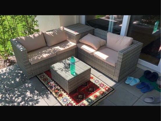Divani: Rattan Lounge Garten Terrasse Sitzplatz – Usato da Liestal venduto da jorge0000 1