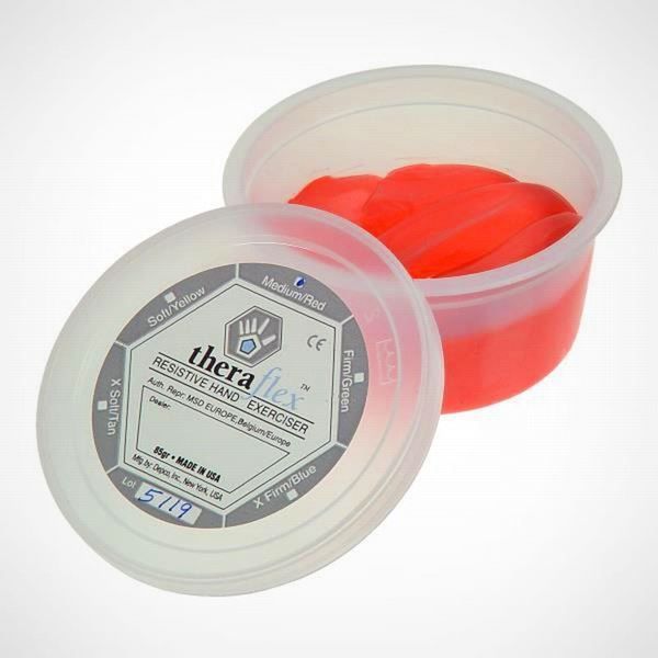 Accessori: Therapie-Knetmasse 85 g mittel/rot – Nuovo e nell'imballaggio originale da Allschwil venduto da therapyshop 1