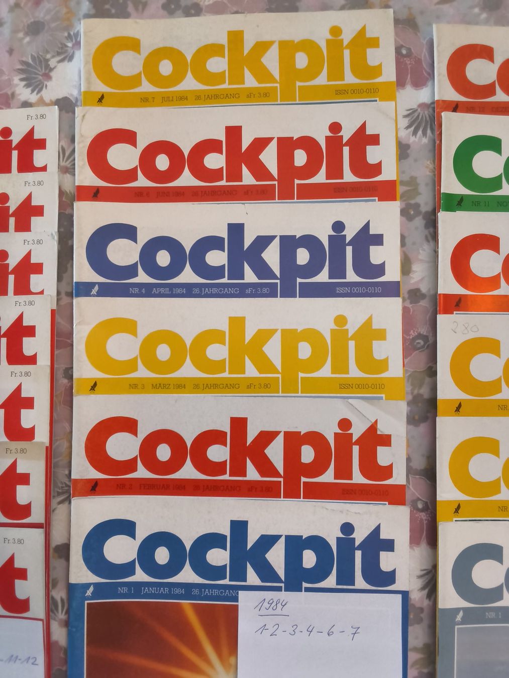 Revues & Magazines: COCKPIT Luftfahrt Magazin 1984 – D'occasion à Hallau par histoiremerveilleuse