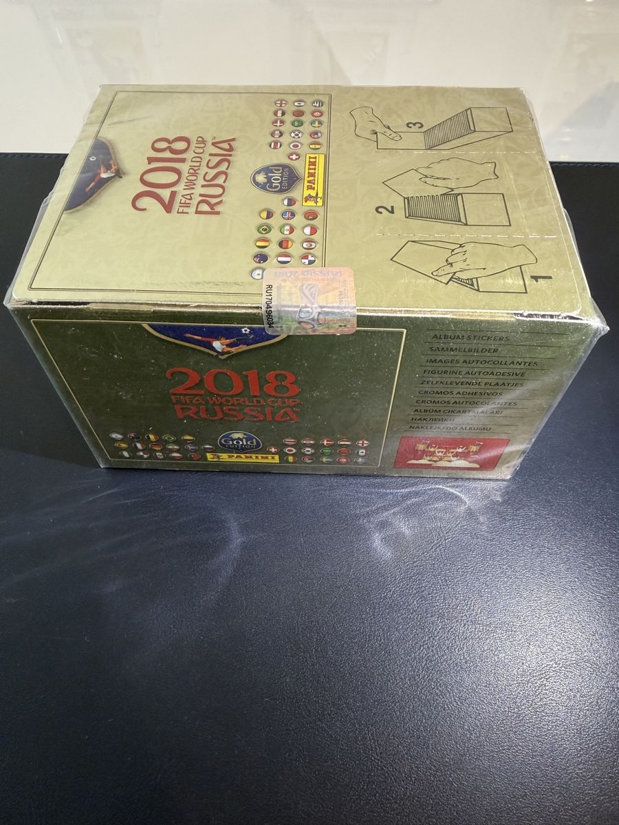 Panini Carte collezionabili: Panini WM 2018 Gold Edition Box OVP RARE – Nuovo (secondo la descrizione) da Gränichen venduto da swisscardcollector 2