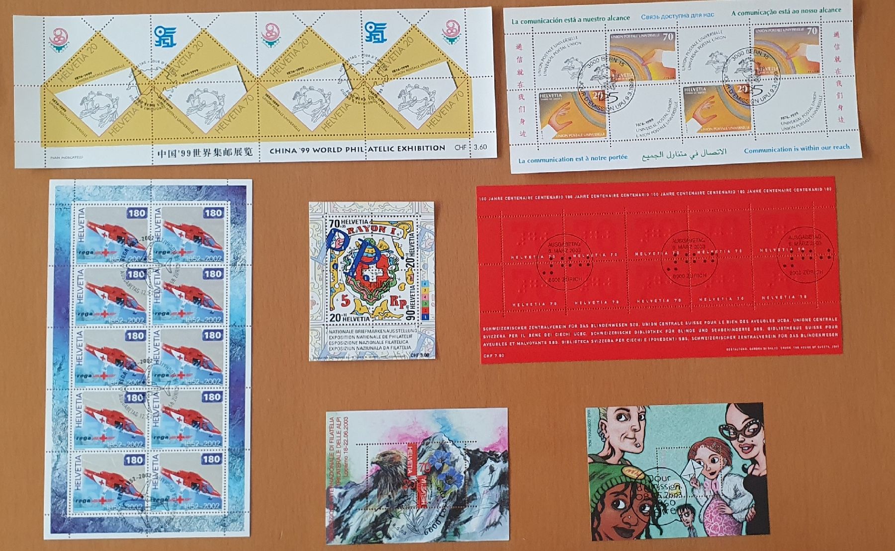 Alle Briefmarken: Lot Blocks und Kleinbogen und nehr ... – Gebraucht aus Kreuzlingen von Rschweiz1 1