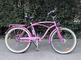 Pink Summer Cruiser Bicycle - Ride in style!