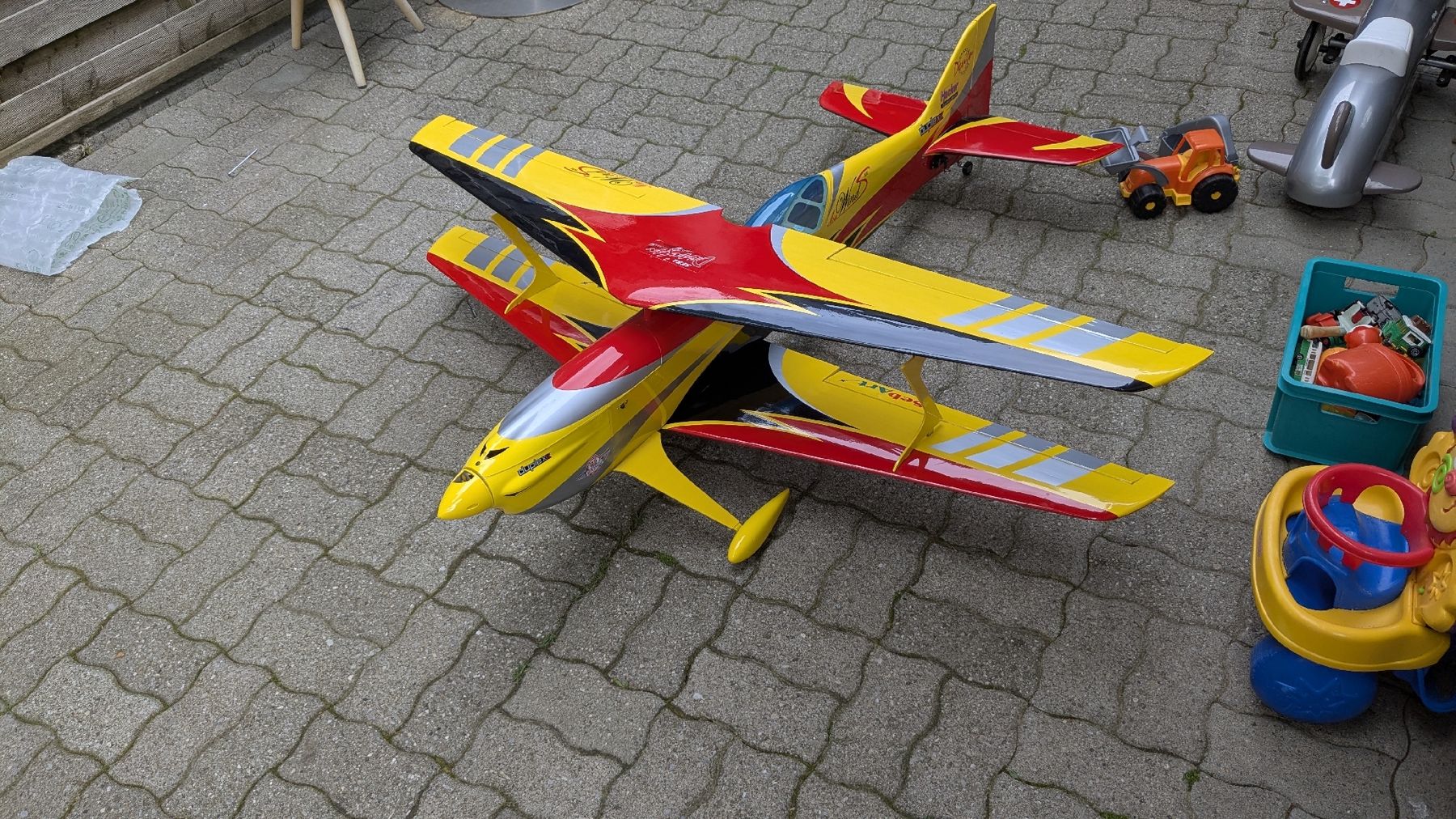Modellismo RC: SEBART MISS WIND S 50E GELB / SCHWARZ – Usato da Heimberg venduto da idefix3613
