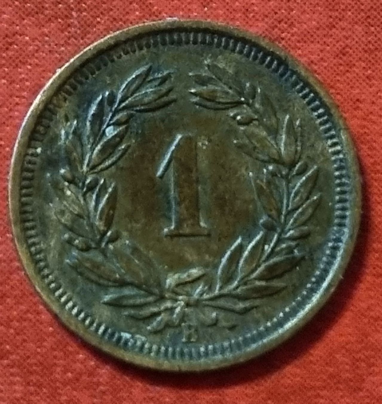 Tutti le monete: 1 RAPPEN JAHR 1925 - SCHWEIZ – Usato da Heimenschwand venduto da Valvora 1