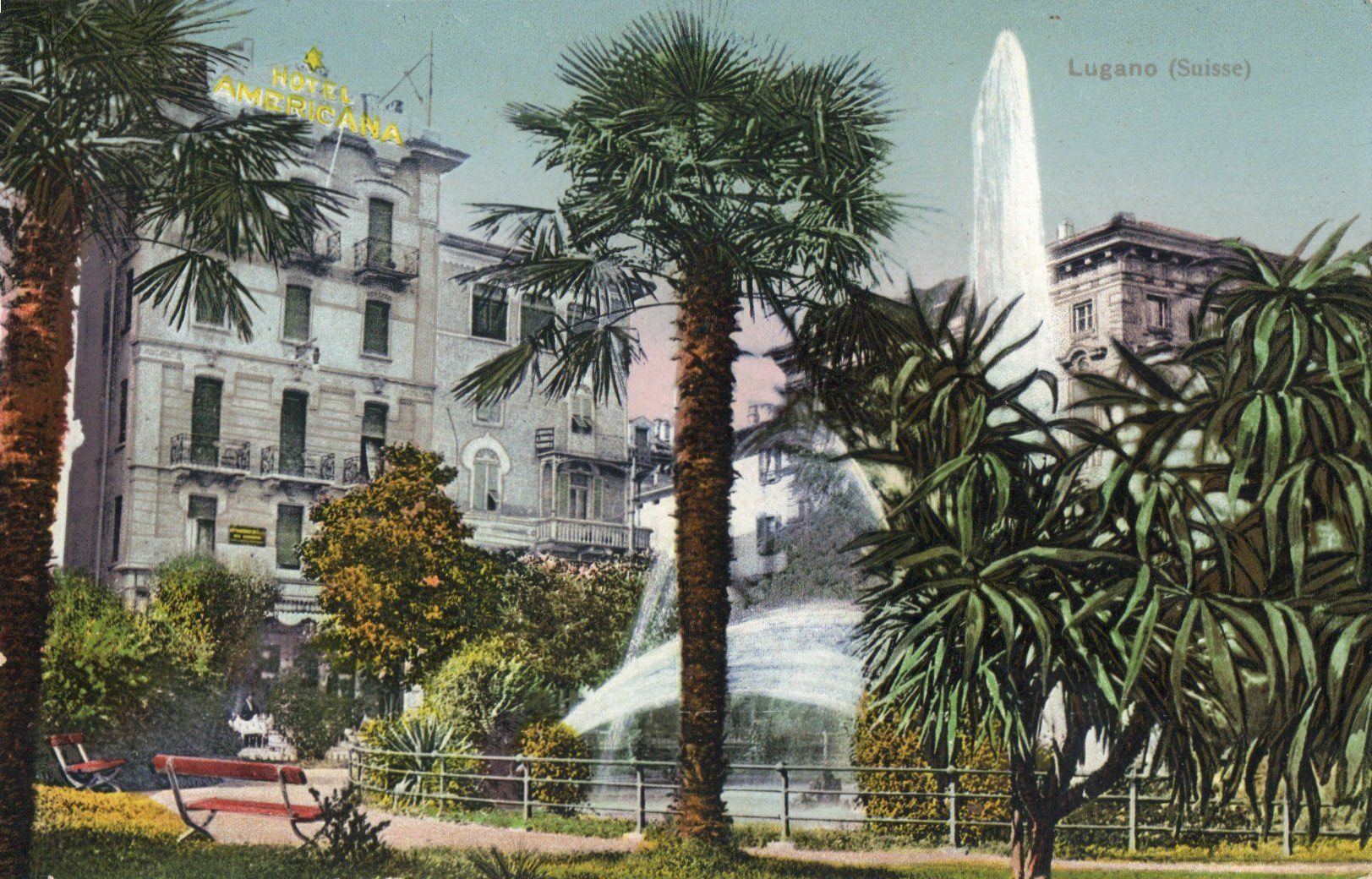 Ansichtskarten: Lugano – Gebraucht aus Melano von pisonsdro