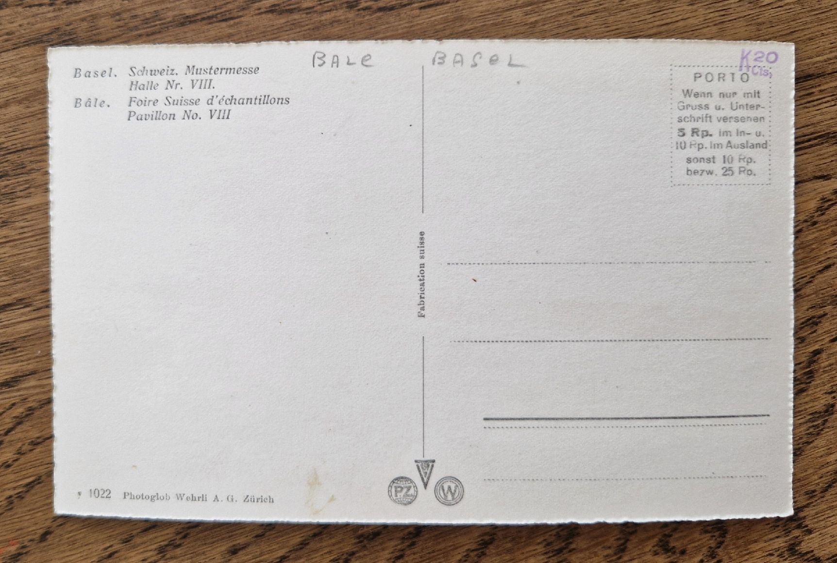 Cartoline postali: Muba Halle VIII – Usato da Ebikon venduto da Donar50 1