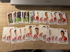 Panini EM 2016 Int. Edition 26x Bilder Kroatien ohne Doppelt