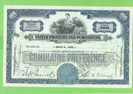 United Printers and Publishers, 1935