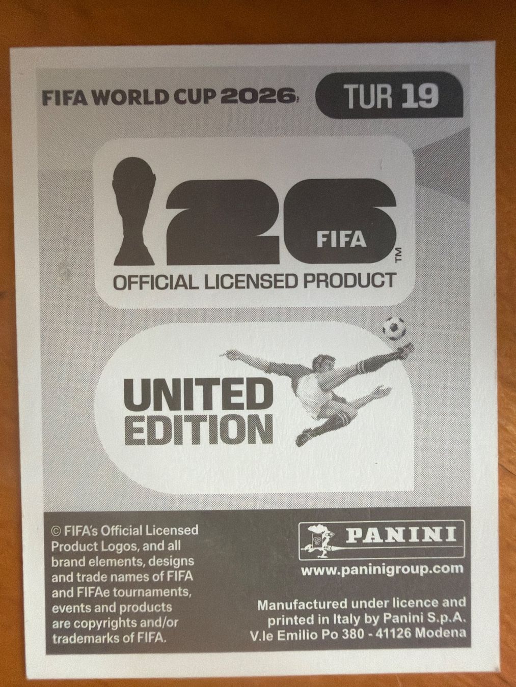 Panini Carte collezionabili: Panini TUR19 – Nuovo (secondo la descrizione) da Susten venduto da Rechnun 1