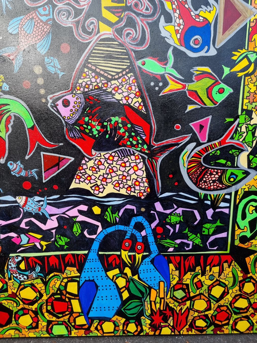 Dipinti: EDGAR BALTENSPERGER ORIGINAL ACRYL MISCHTECHNIK SIGNIERT – Usato da Gersau venduto da grafik-kunst 5
