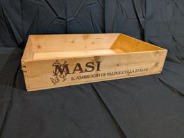 Original MASI Weinkiste Holz Vintage Deko
