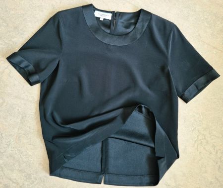 KATHARINA V. BRAUN 36 S BLUSE TUNIKA,  TOP ZU LEINEN BLAZER