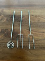 3 Spiral- und Gabel-Set für Pralinen