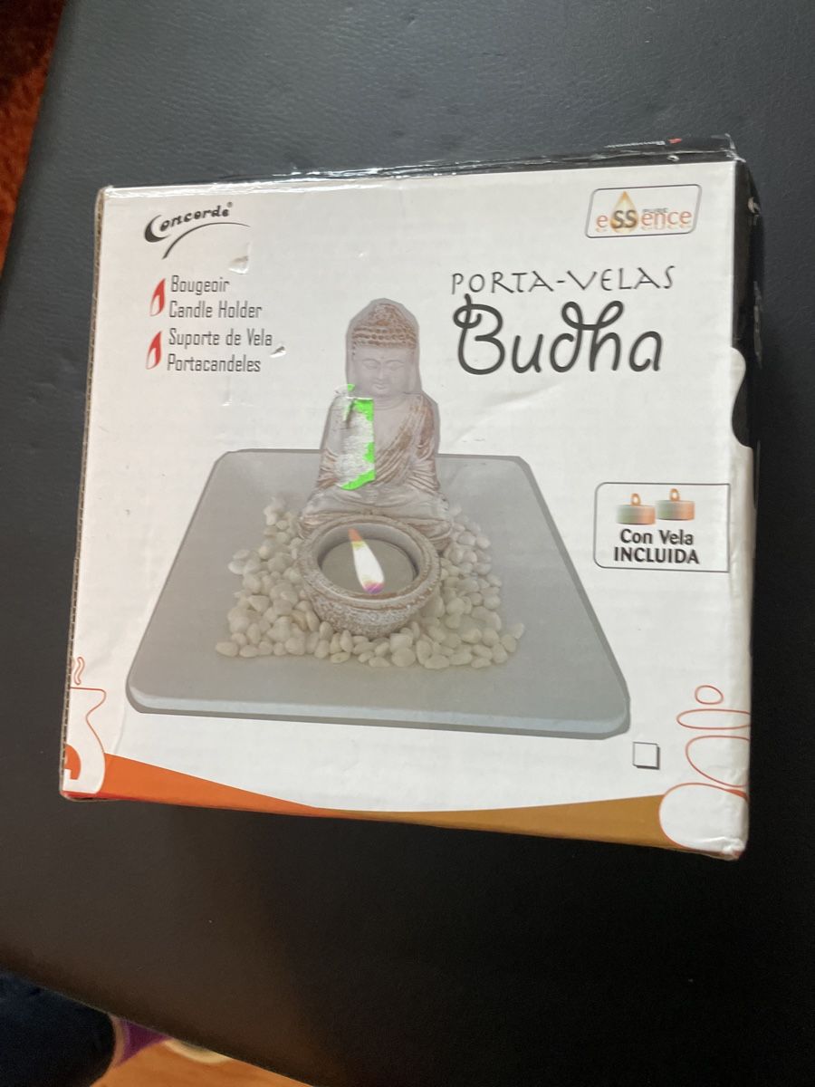 Alle Dekorationen: Buddha Deko Statue mit Kerzenhalter weiss – Gebraucht aus Münchwilen TG von BBJO 3