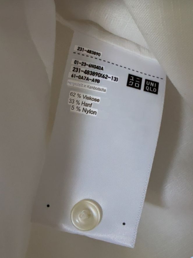 Tops: Uniqlo Top weiss NEU – Neu (gemäss Beschreibung) aus Zürich von ong8 7