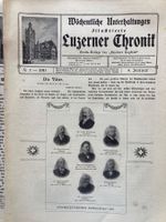Alte Luzern Chroniken 1918 - 1927 Seltene Sammlerstücke!