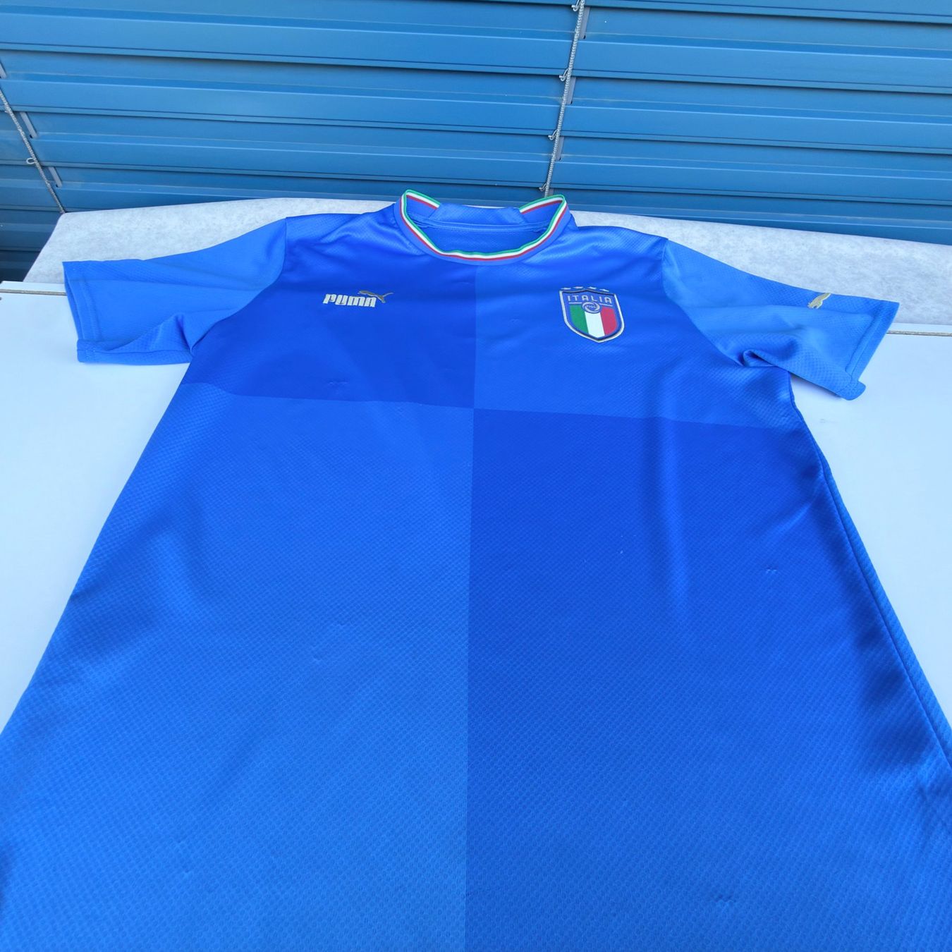 Puma Canottiere & Pantaloni: Maillot Italie Puma Bleu – Usato da Thônex venduto da Suisse.Shopping 8