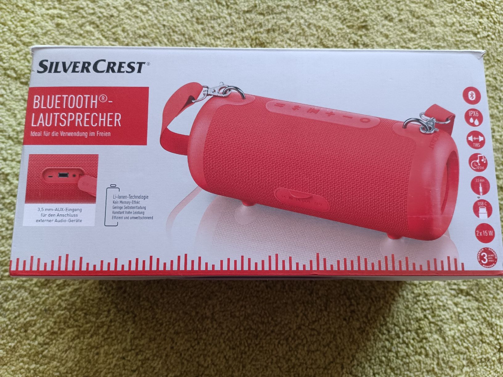 SilverCrest Casse acustiche: Bluetooth lautsprecher – Nuovo e nell'imballaggio originale da Grenchen venduto da evg_fg7z 1