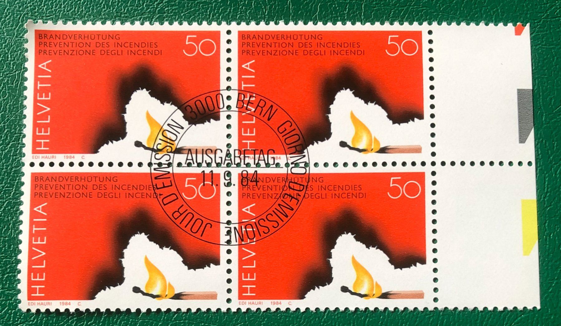 Tutti i francobolli: 4 er Block Nr. 710 mit Stempel Bern – Usato da Aarau venduto da Billa007