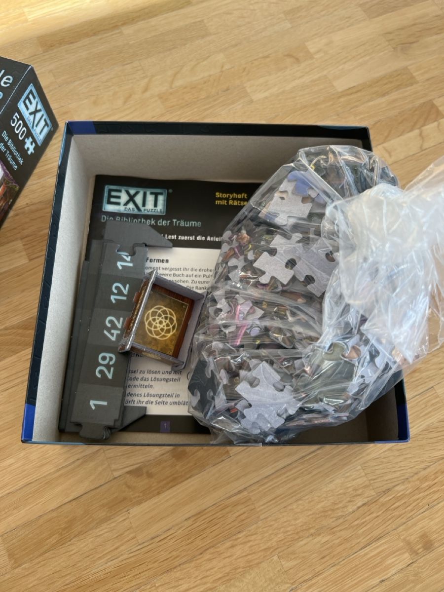 Kosmos Spiele: Exit - Das Puzzle: Die Bibliothek der Träume - Kosmos - 500 – Neu (gemäss Beschreibung) aus Heerbrugg von bluekolibri 2