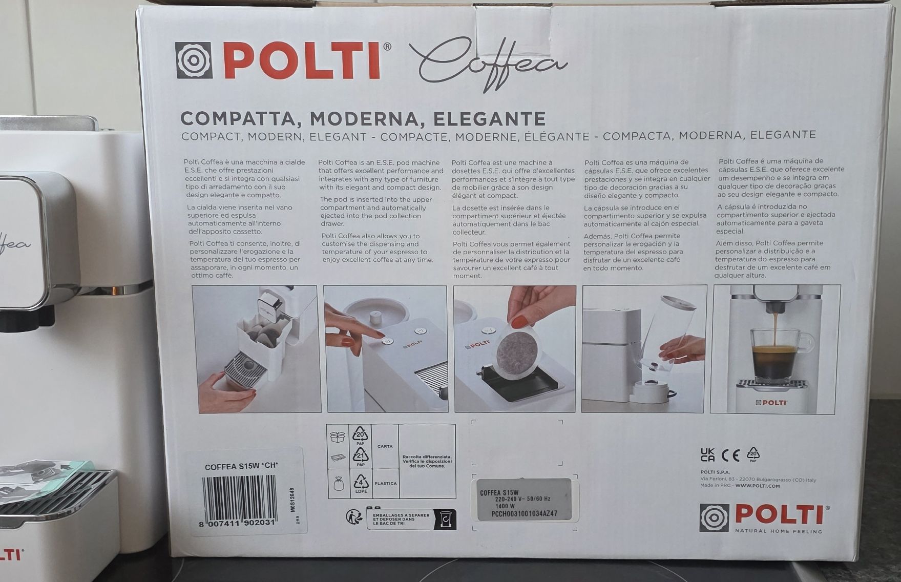 Macchine per caffè & Macchine per espresso: POLTI ESE-Kaffeemaschine – Nuovo (secondo la descrizione) da Dübendorf venduto da zarry10 3