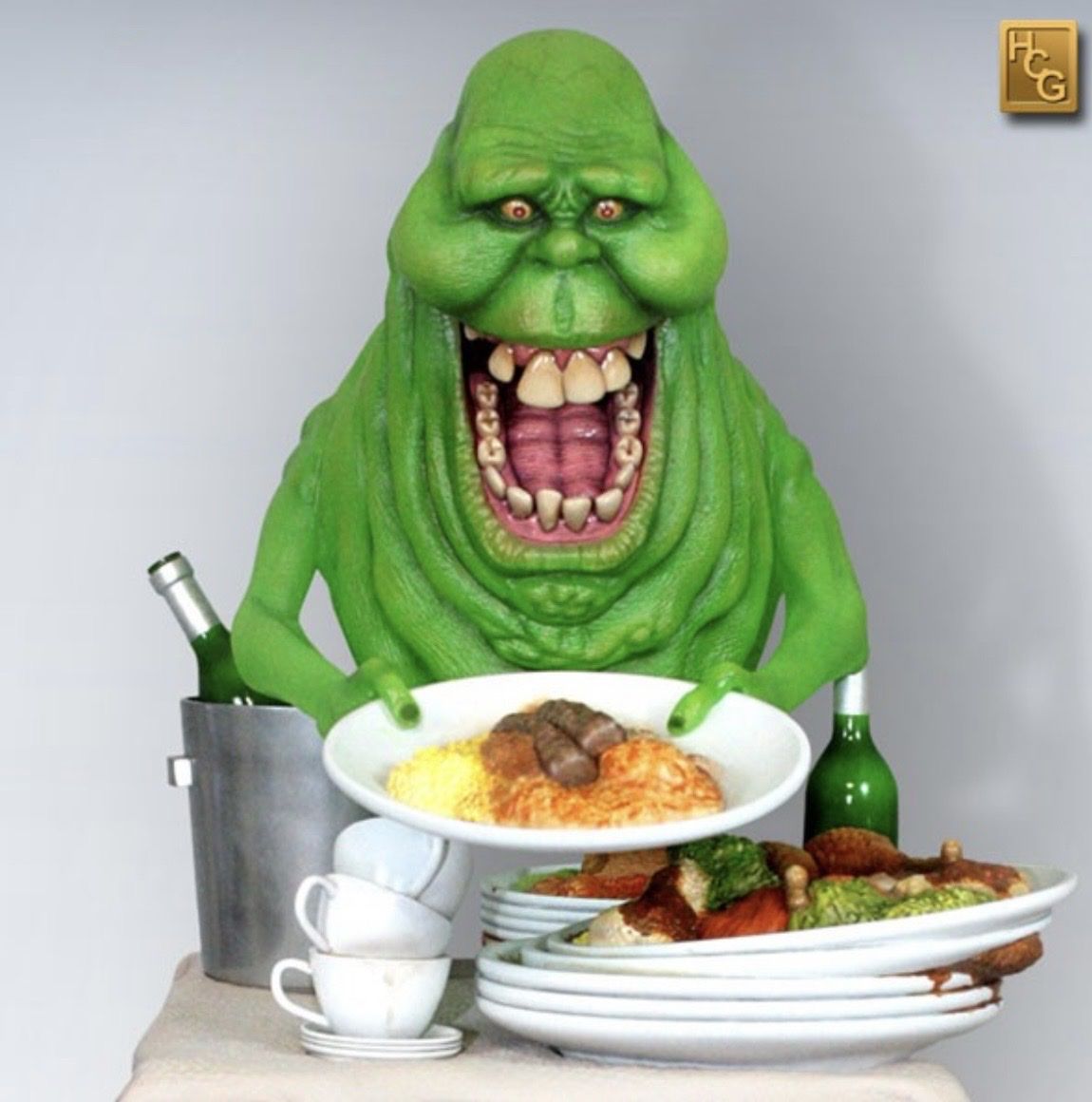 Statuette: Slimer 1:4 - HCG Exklusiv - Ghostbusters – Usato da Reinach BL venduto da Weyland-Yutani 1