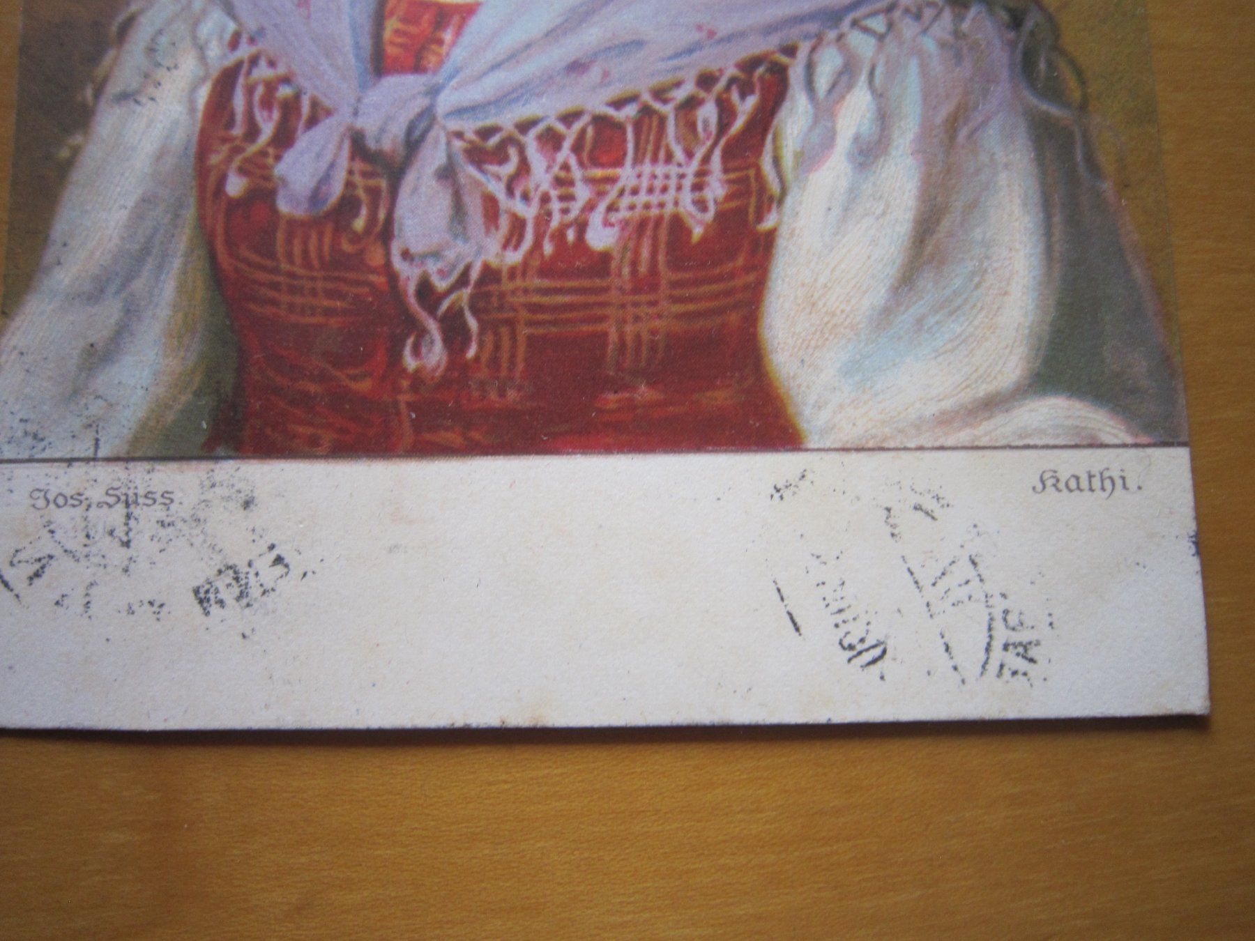 Ansichtskarten: No 8 Postkarte "Süss" 1920 KAthi – Gebraucht aus Gordola von Polentaefung 2