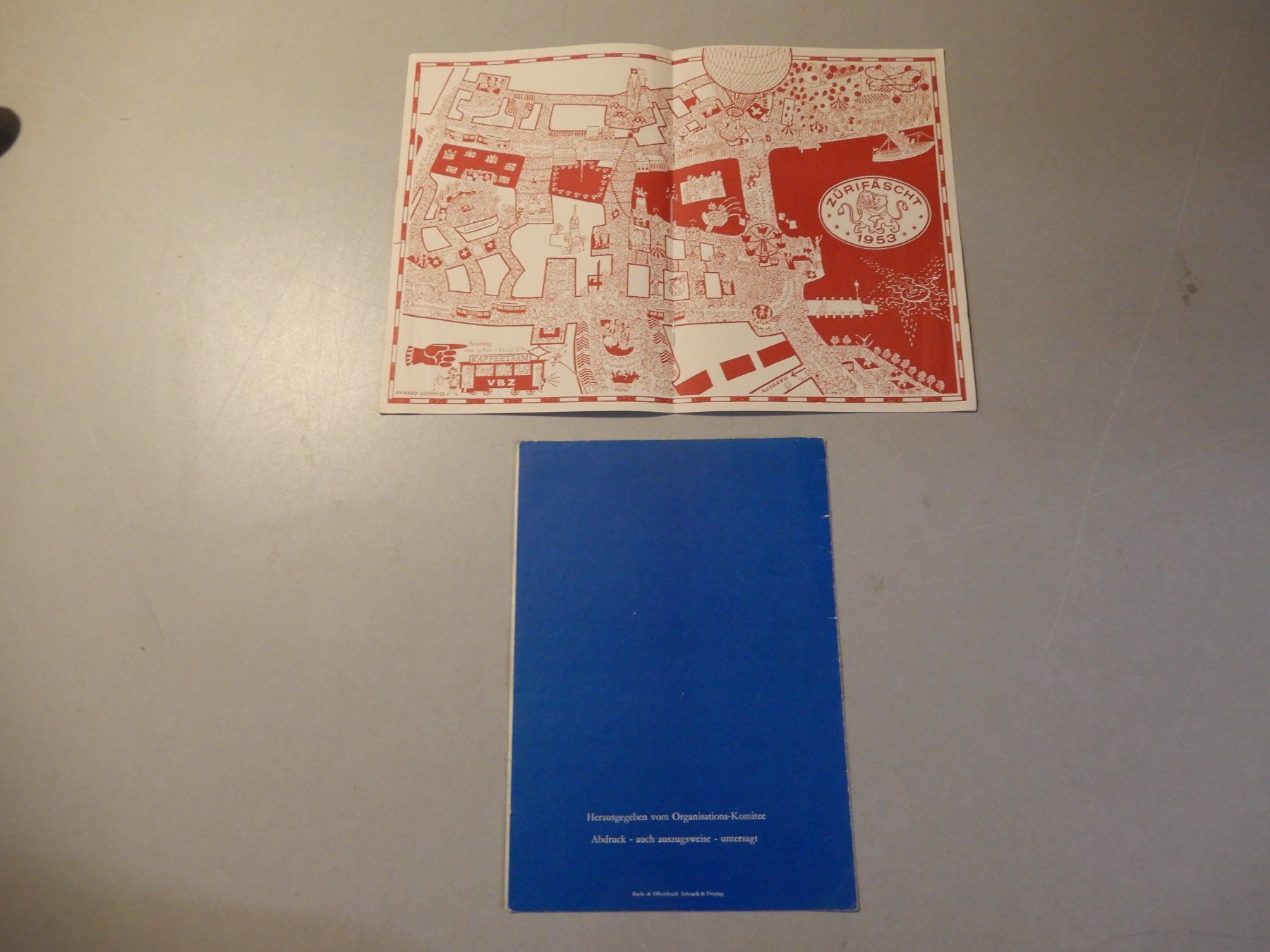 Dokumente: Zürifäscht 1953 Sammlung, Programm und Grusskarte – Gebraucht aus Erstfeld von Mario_boe0 7