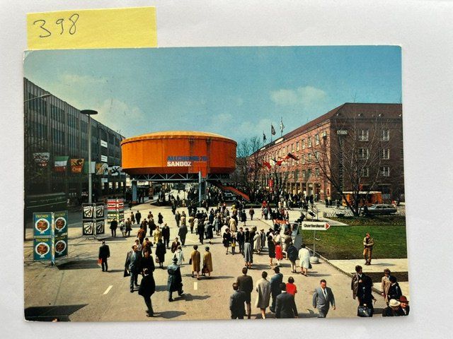 Ansichtskarten: Ansichtskarte Schweizer Mustermesse Basel Sandoz, 1977 – Gebraucht aus Niederwil AG von dahu75