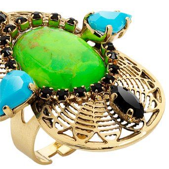 Anelli: Adjustable Green Mojave Turquoise Statement Ring – Nuovo (secondo la descrizione) da Zürich venduto da kasiaf 3