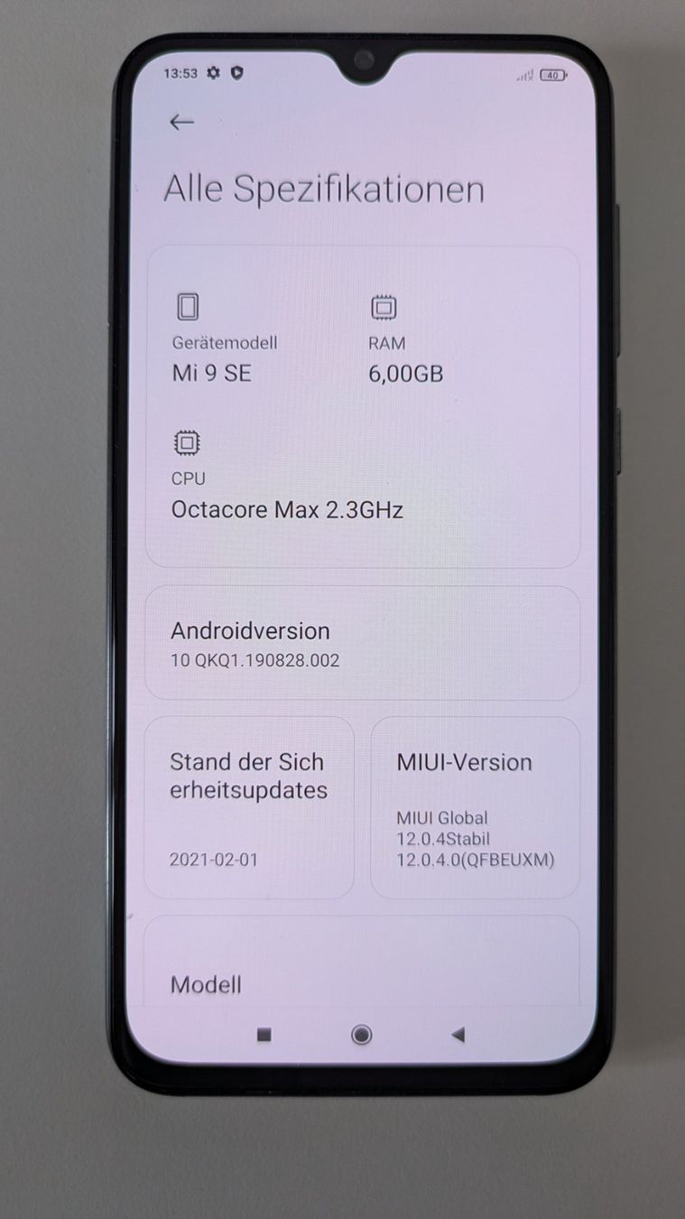 Xiaomi Portables: Smartphone Mi 9 SE – D'occasion à Glattpark(Opfikon) par Zelo8 2