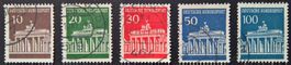 Deutsche Bundespost 1966 Satz gestempelt