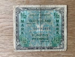 1/2 Mark - 50 Pfennig - Alliierte Militärbehörde - Jahr 1944