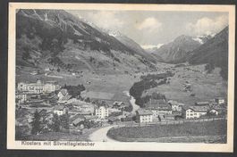 Klosters Teilansicht mit Silvrettagletscher