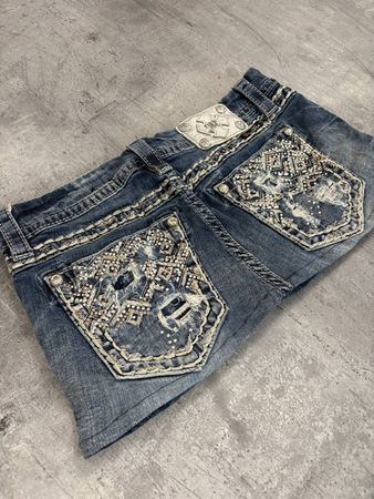 Vintage Miss Me Denim Rock (M)