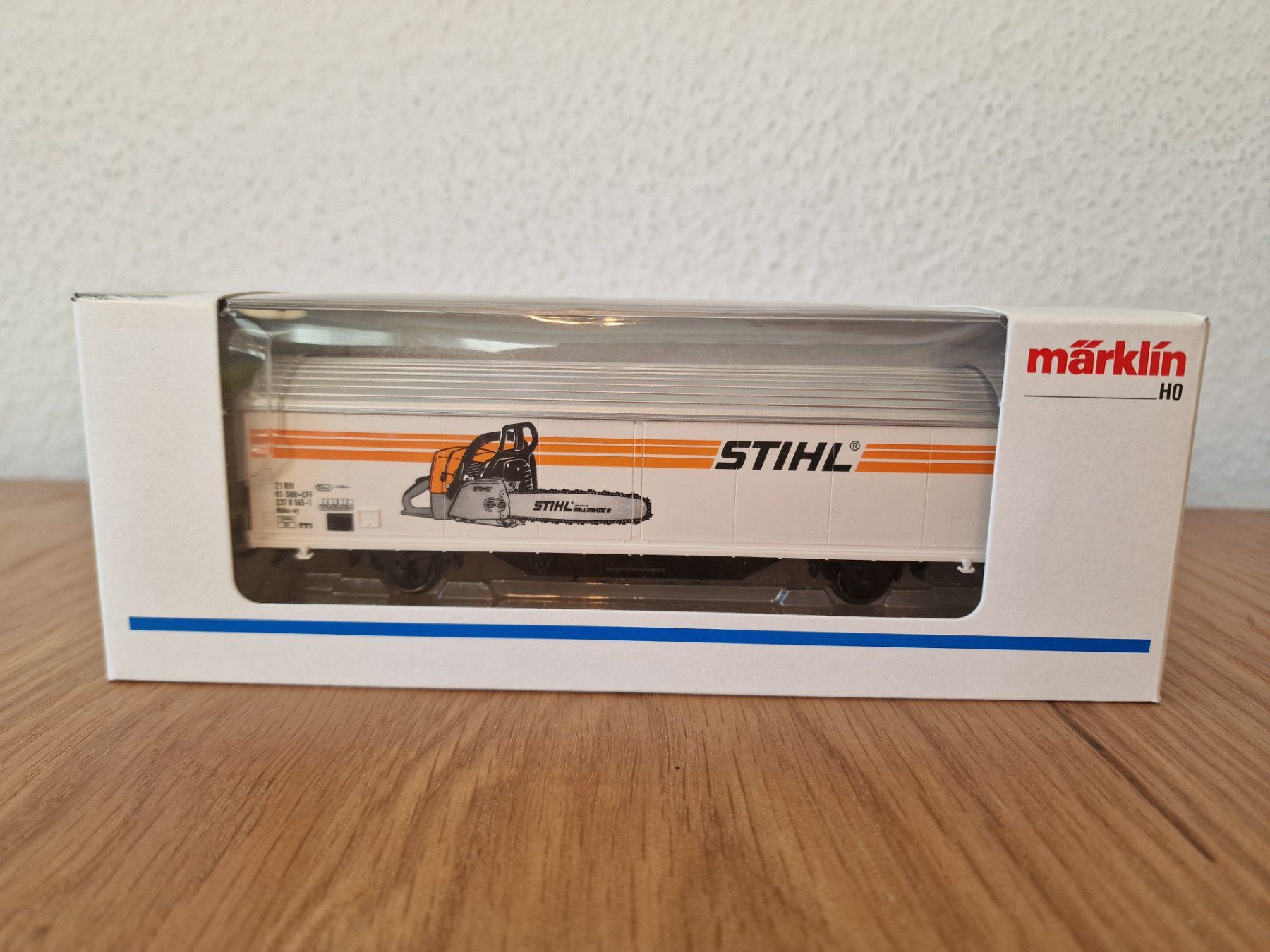 Märklin Modellini di ferrovie: SBB Stihl Güterwagen H0 – Usato da Matten b. Interlaken venduto da lor_hr9w 4