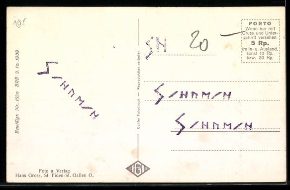 Ansichtskarten: AK Nussbaumen /Thg., Panorama – Gebraucht aus Berlin von bartko-reher 1