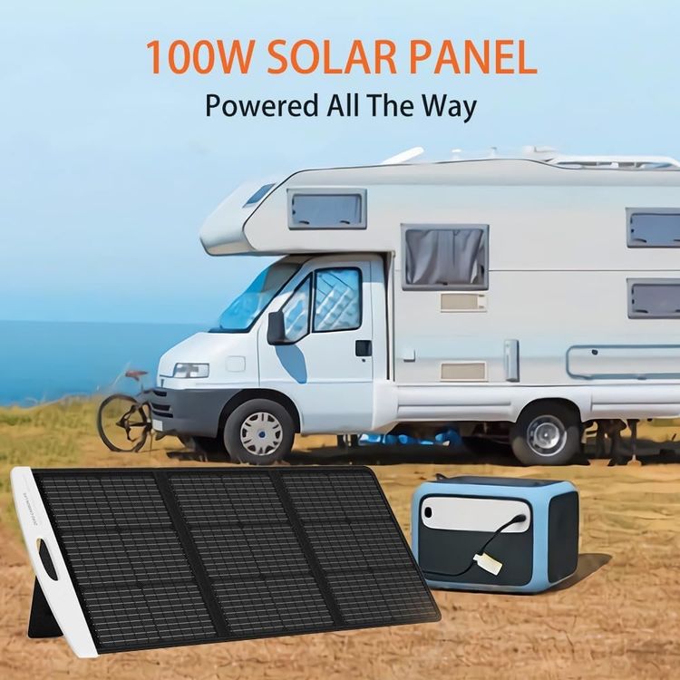 Dispositivi a energia solare: Faltbares Solarpanel 100 W – ETFE IP65 MC4 Camping Adapter – Nuovo e nell'imballaggio originale da Hundwil venduto da pac_6jh8 8