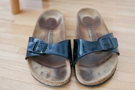 Birkenstock Sandalen schwarz Lack Grösse 38