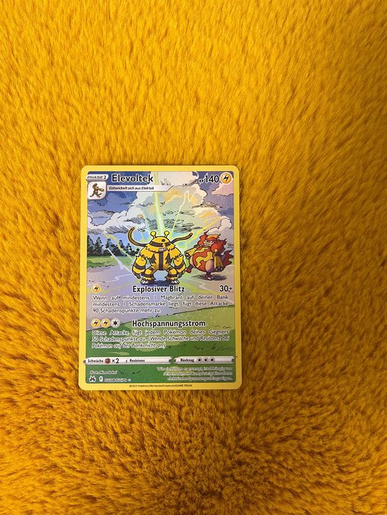 Pokemon karte elevoltek Galarian art Crown Zenith | Kaufen auf Ricardo